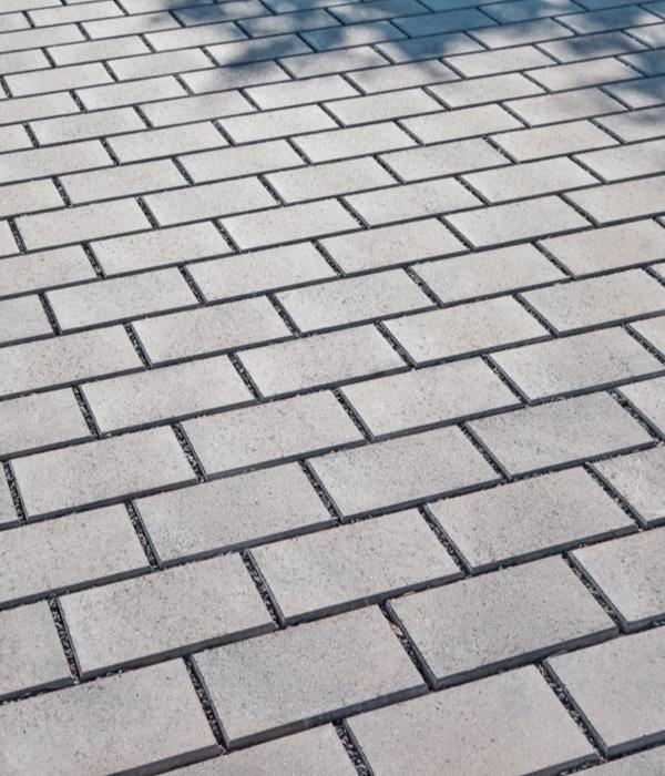 Techo bloc pavimento permeable pasarela comercial adoquines rectángulo gris img3
