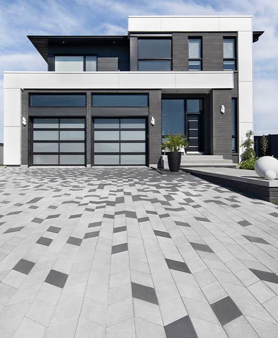 Techo bloc by space calzadas entrada jardín adoquines gris negro