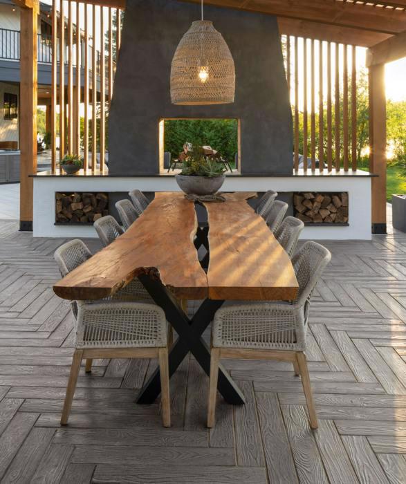 Losas de madera Losas para patios